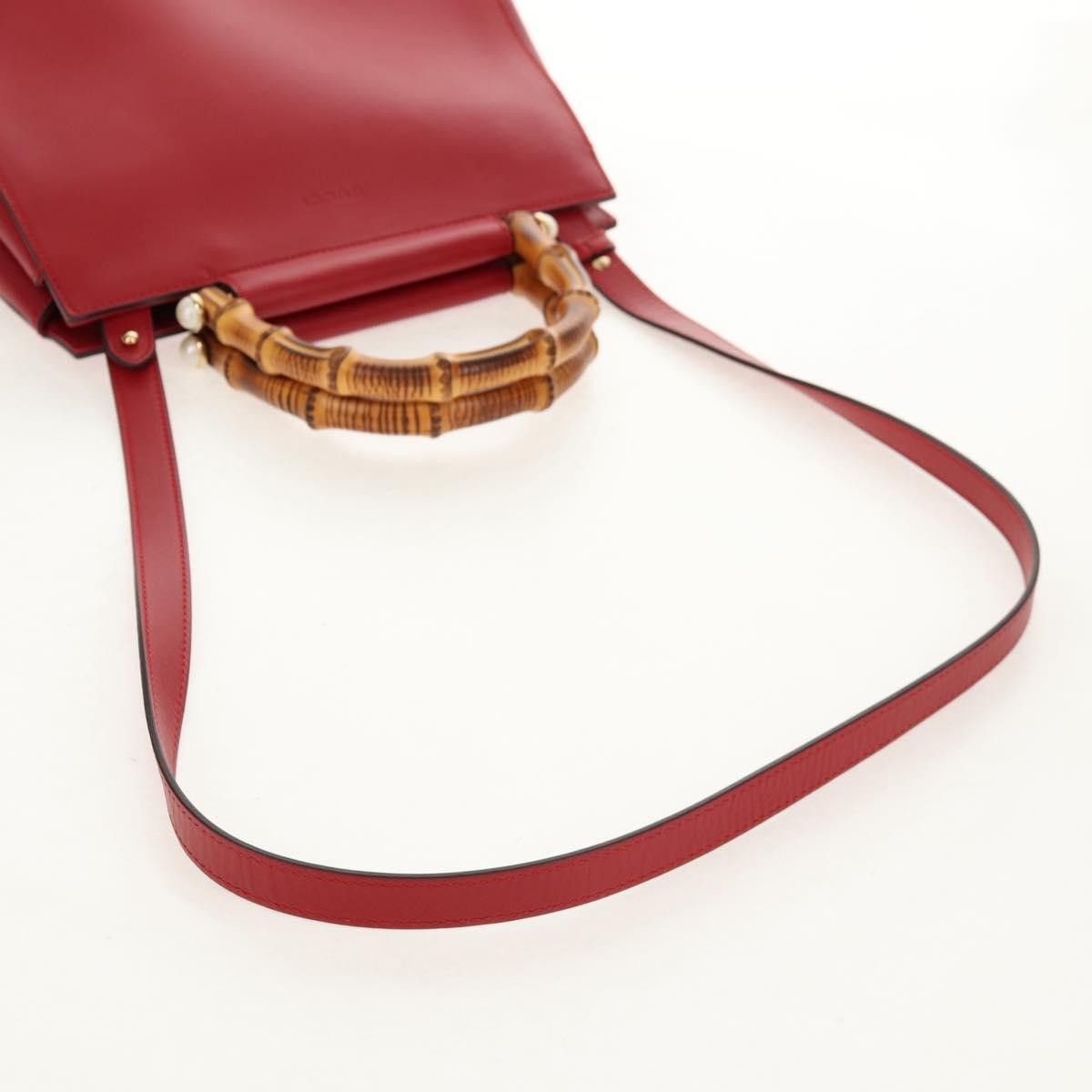 Gucci Gucci Nymphaea Top Handle Bag Leather Size ONE SIZE - 18 Thumbnail