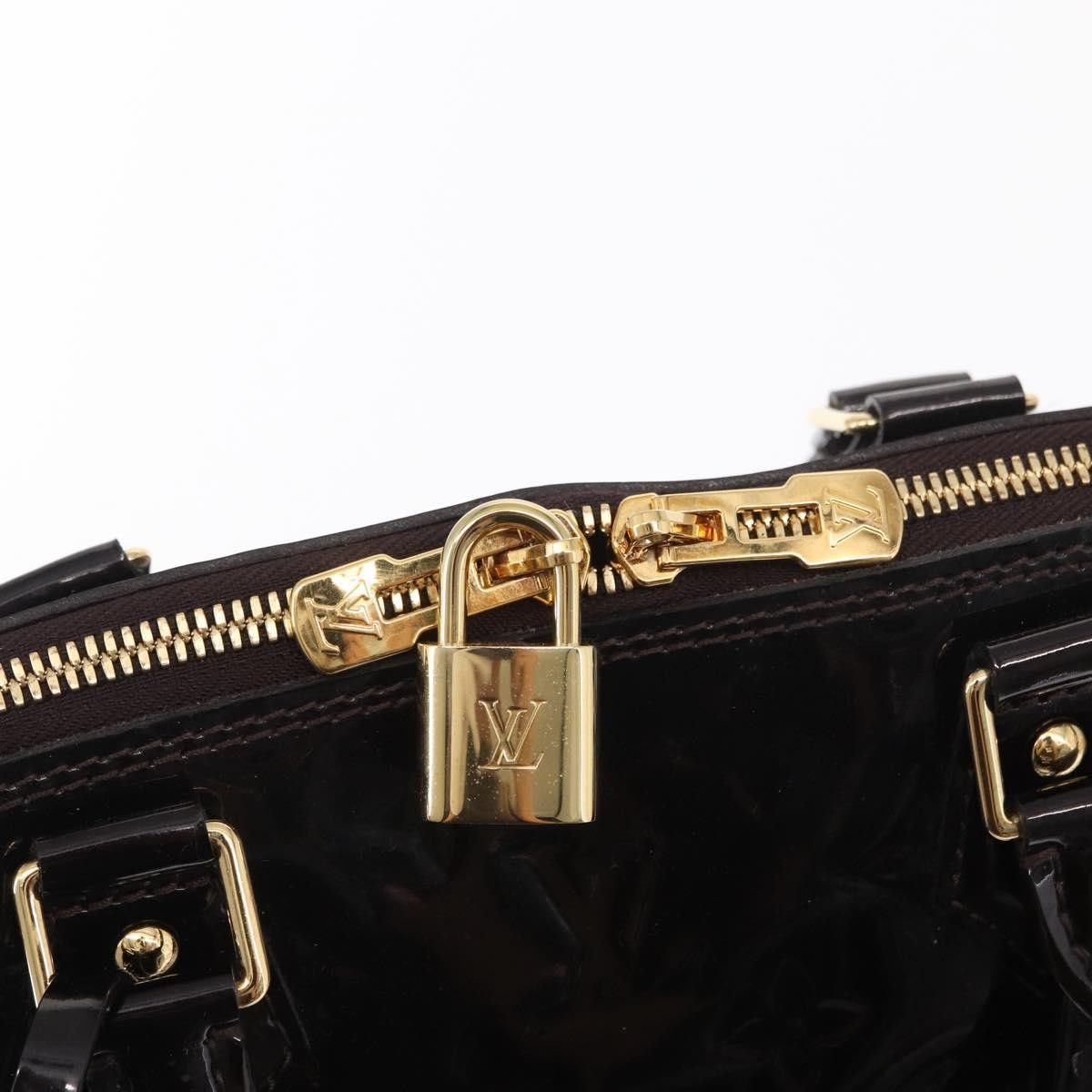 Louis Vuitton Louis Vuitton Alma Handbag Monogram Vernis Size ONE SIZE - 13 Thumbnail