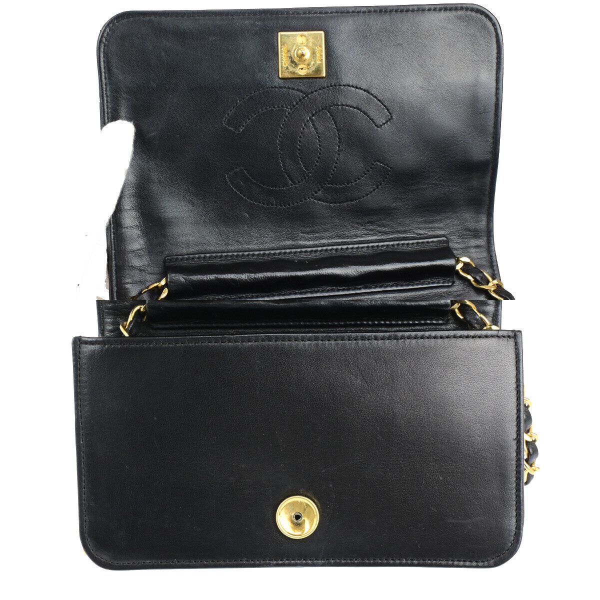 Chanel Chanel Wallet on Chain Stitched Leather Size ONE SIZE - 6 Thumbnail