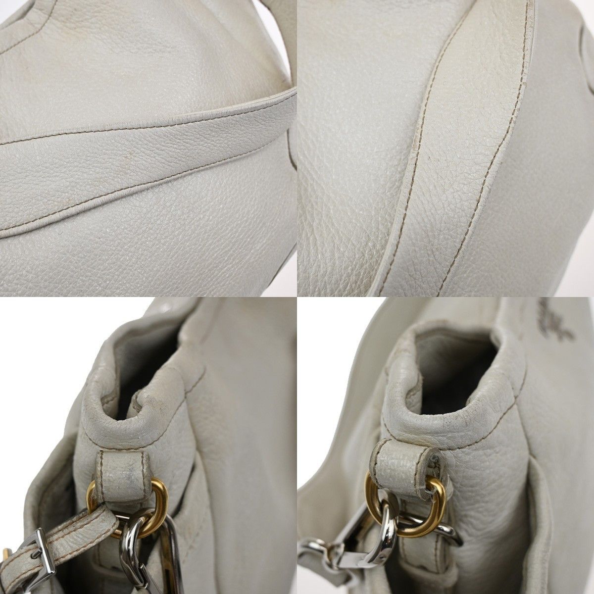 Prada Prada Side Pocket Zip Hobo Vitello Daino Size ONE SIZE - 15 Thumbnail