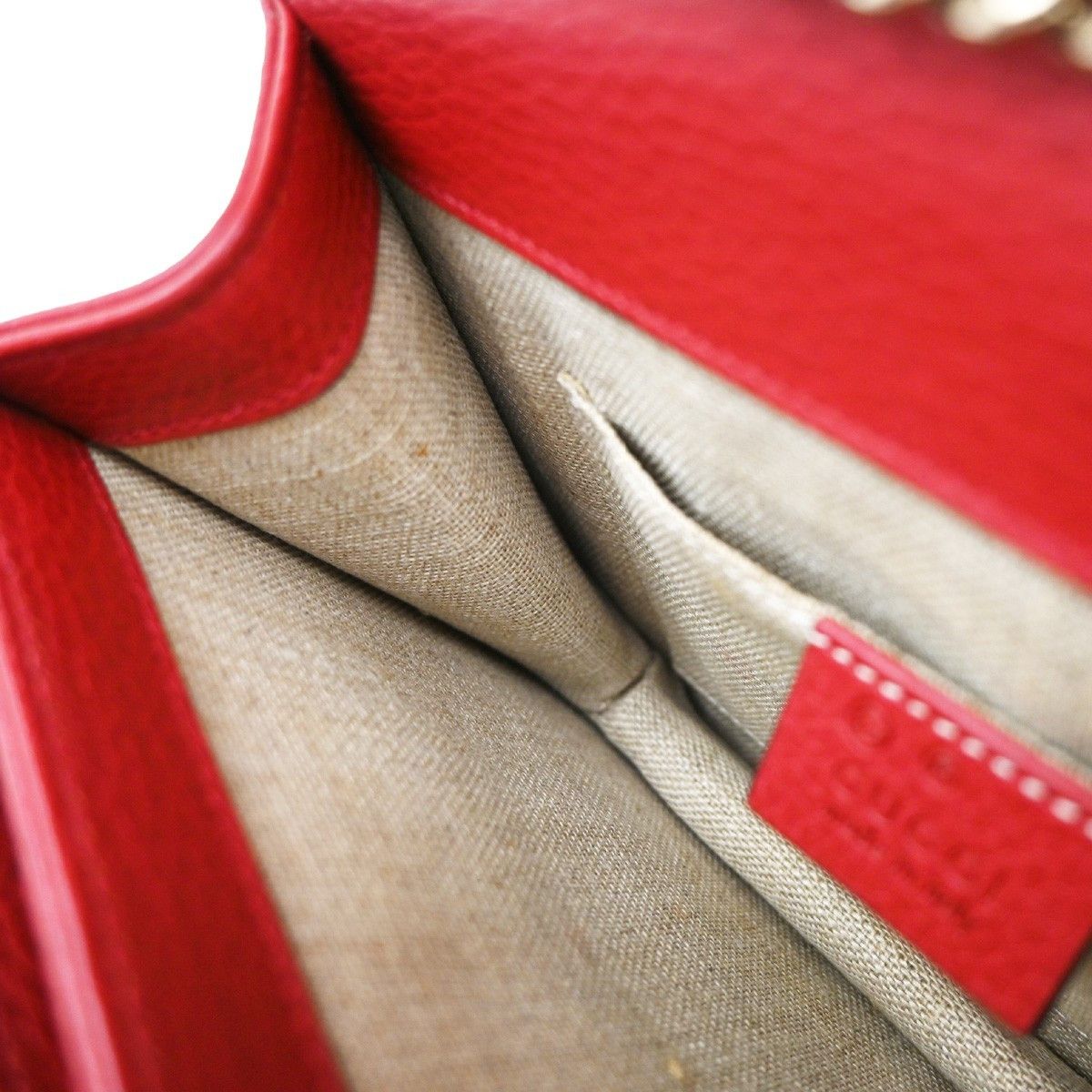 Gucci Gucci Interlocking Shoulder Bag Leather Size ONE SIZE - 15 Thumbnail