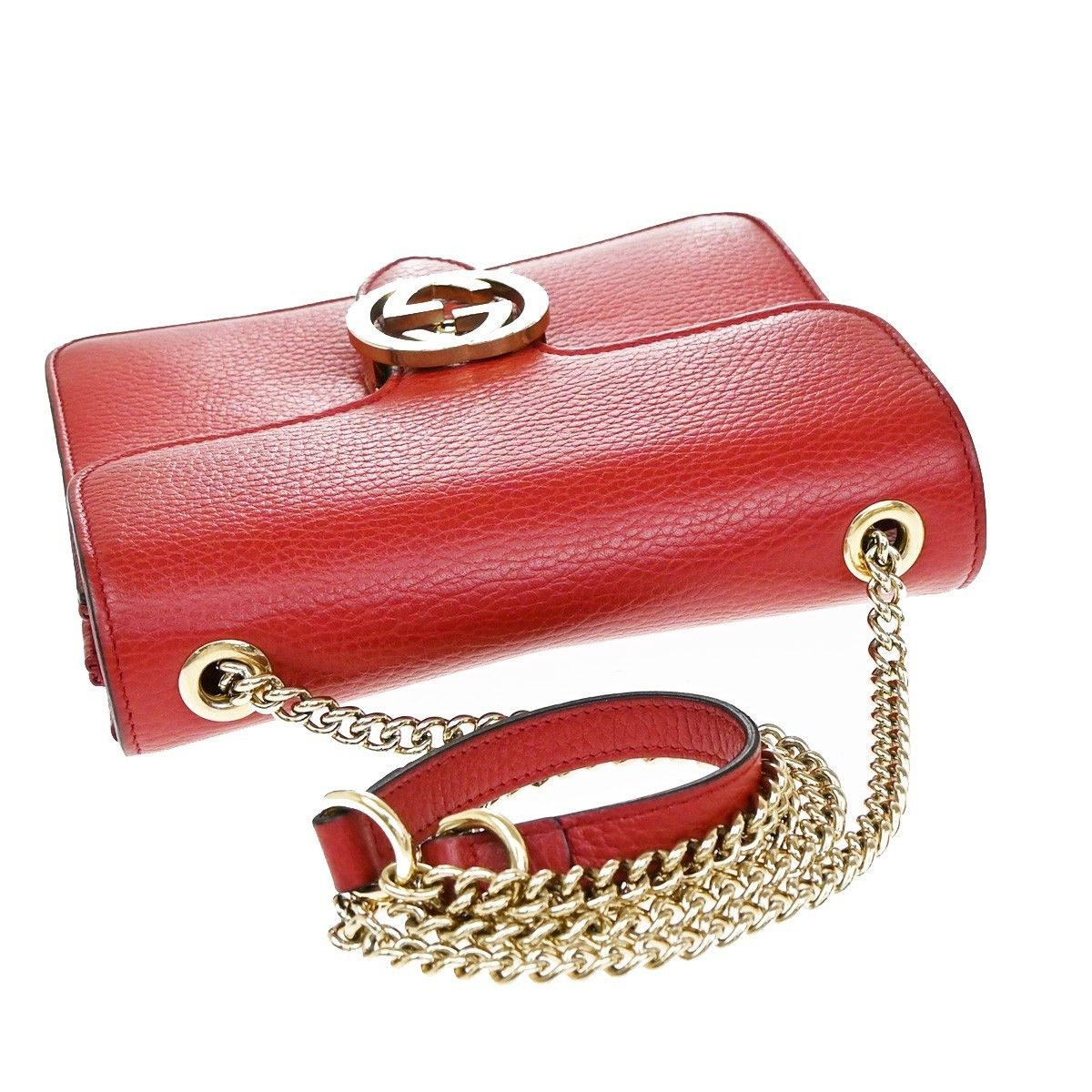 Gucci Gucci Interlocking Shoulder Bag Leather Size ONE SIZE - 8 Thumbnail