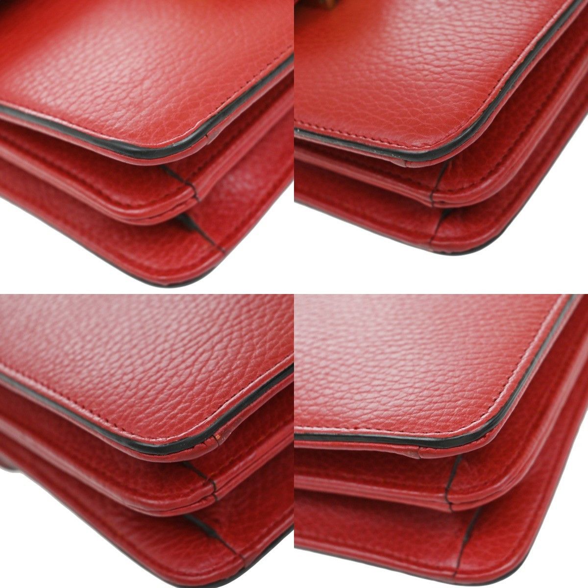 Gucci Gucci Interlocking Shoulder Bag Leather Size ONE SIZE - 9 Thumbnail