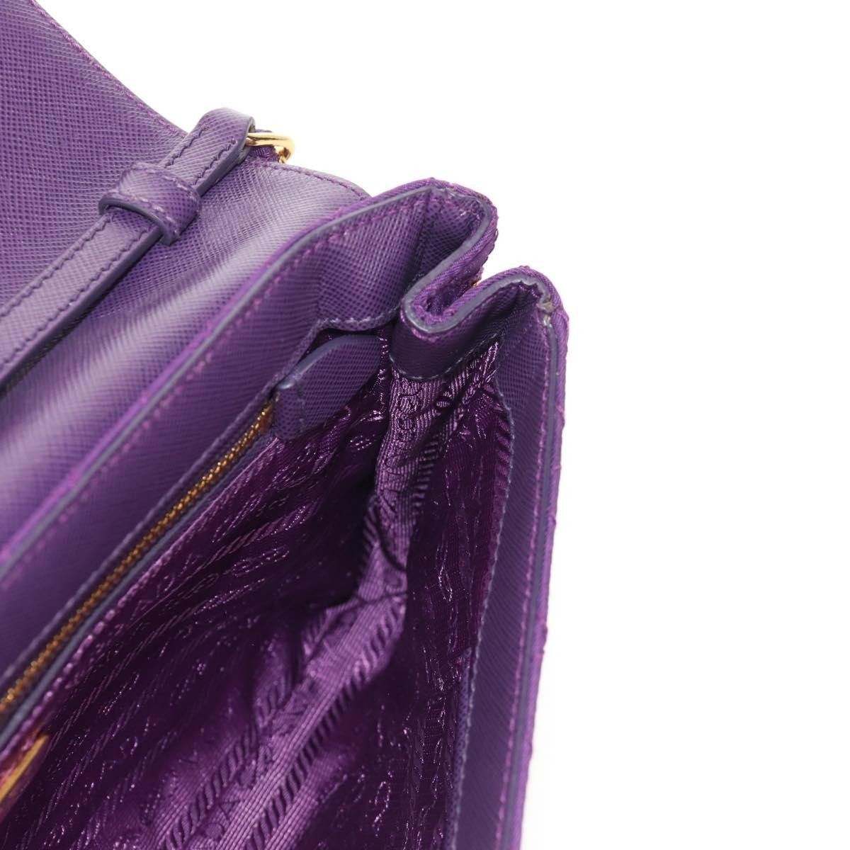 Prada Prada Pushlock Chain Flap Bag Quilted Tessuto Size ONE SIZE - 21 Thumbnail