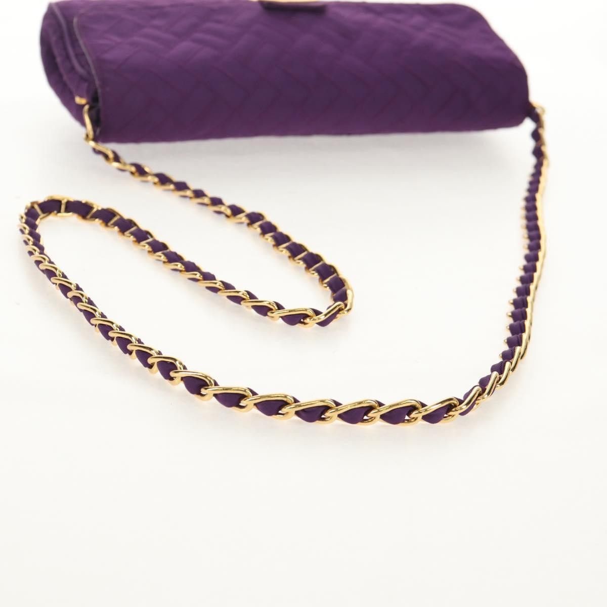 Prada Prada Pushlock Chain Flap Bag Quilted Tessuto Size ONE SIZE - 17 Thumbnail