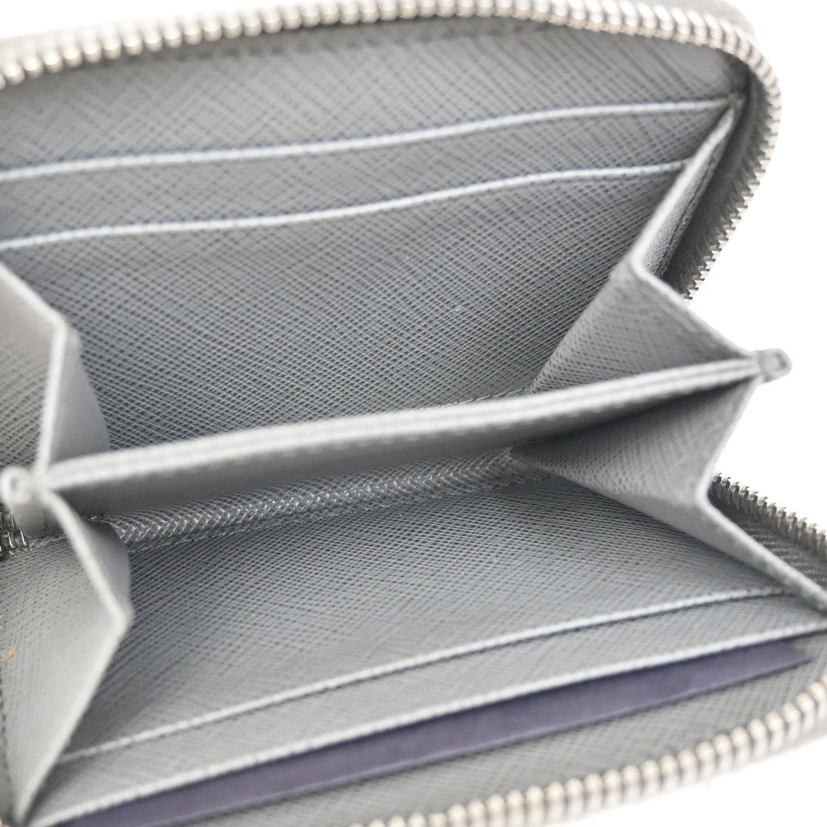 Prada Prada Zip Around Coin Purse Saffiano Leather Size ONE SIZE - 5 Thumbnail