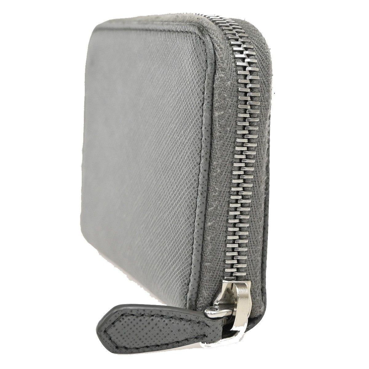 Prada Prada Zip Around Coin Purse Saffiano Leather Size ONE SIZE - 4 Thumbnail