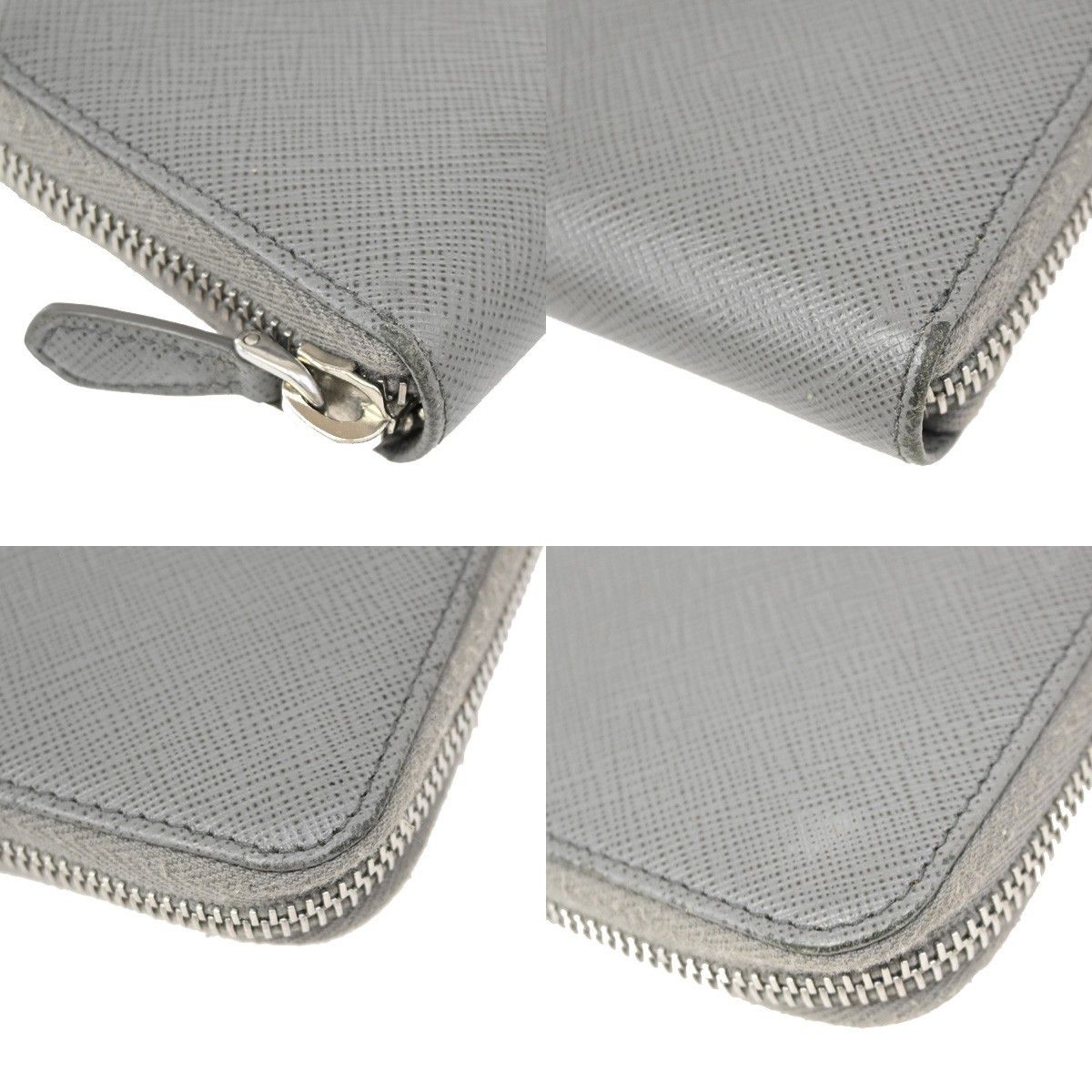 Prada Prada Zip Around Coin Purse Saffiano Leather Size ONE SIZE - 8 Thumbnail