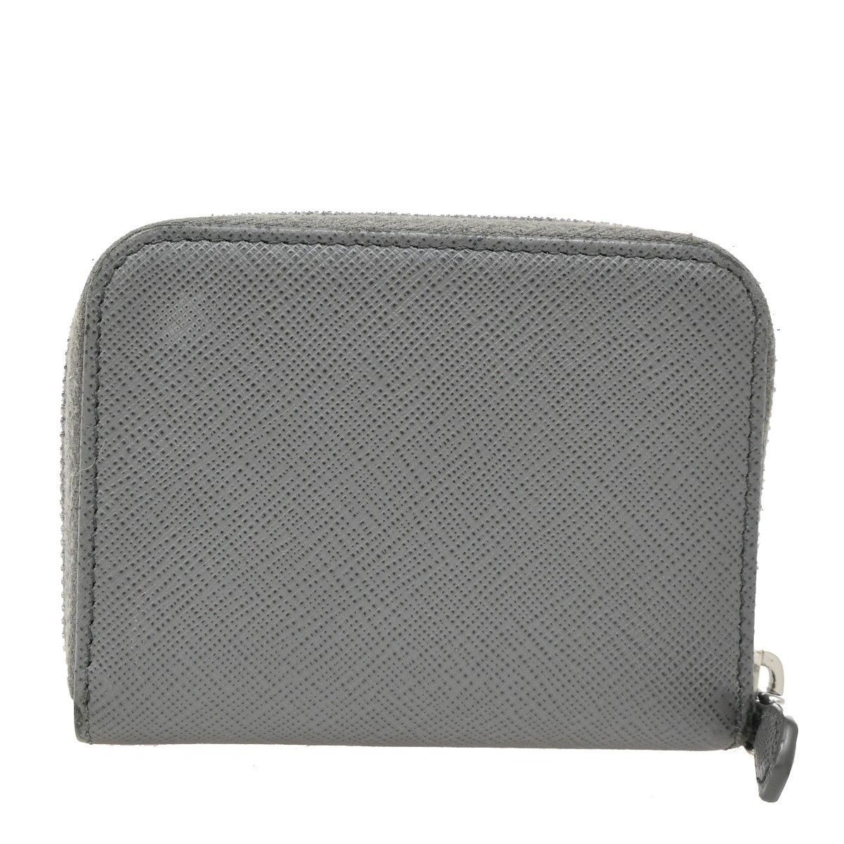Prada Prada Zip Around Coin Purse Saffiano Leather Size ONE SIZE - 2 Thumbnail
