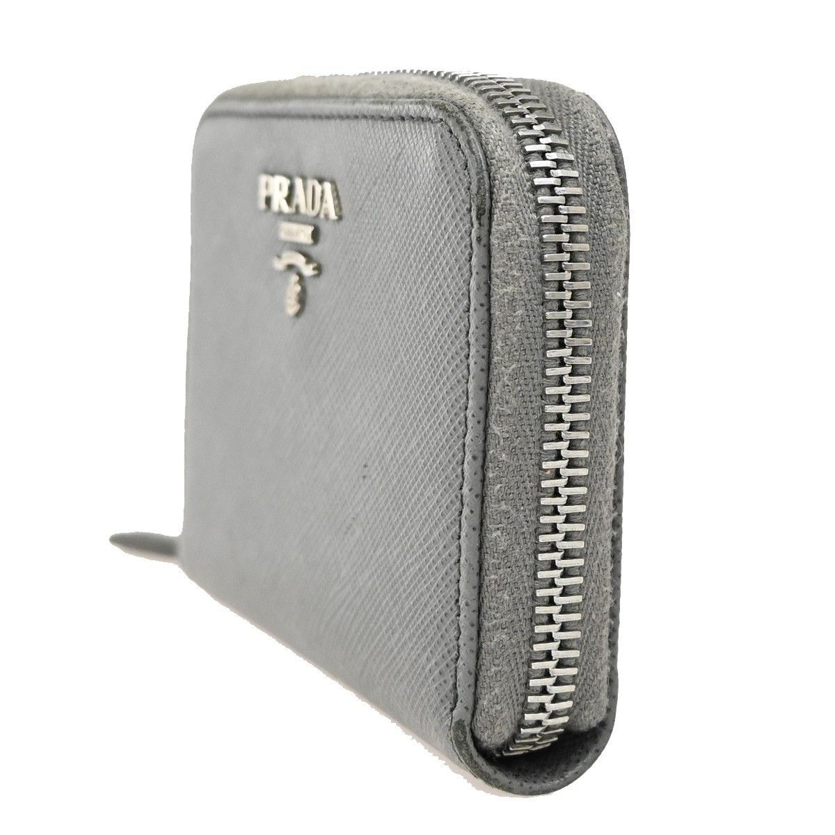 Prada Prada Zip Around Coin Purse Saffiano Leather Size ONE SIZE - 3 Thumbnail