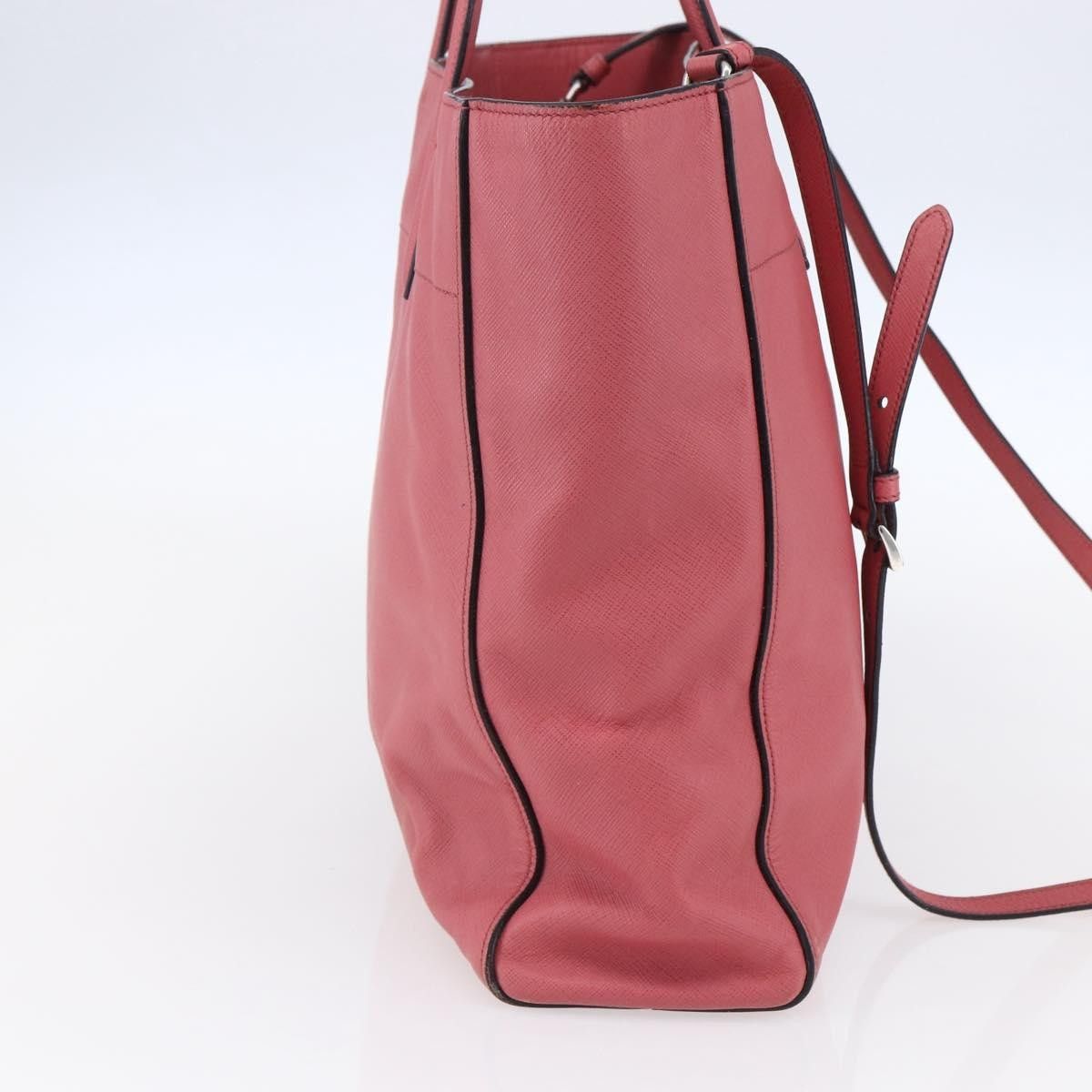 Prada Prada Convertible Soft Shopping Tote Saffiano Leather Size ONE SIZE - 3 Thumbnail