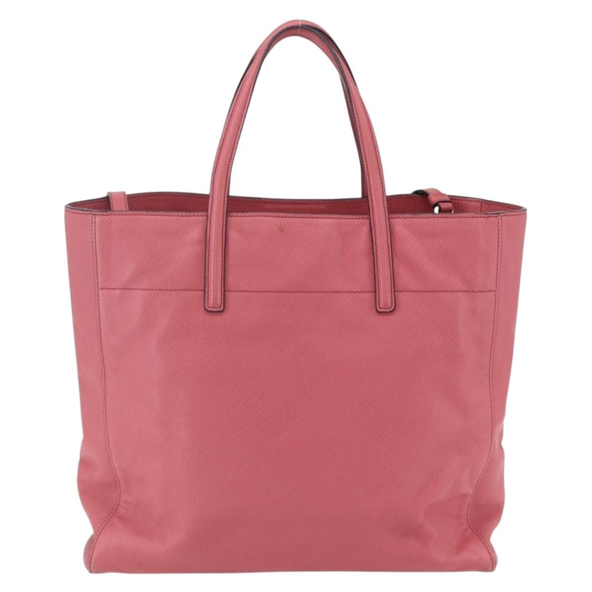 Prada Prada Convertible Soft Shopping Tote Saffiano Leather Size ONE SIZE - 2 Thumbnail