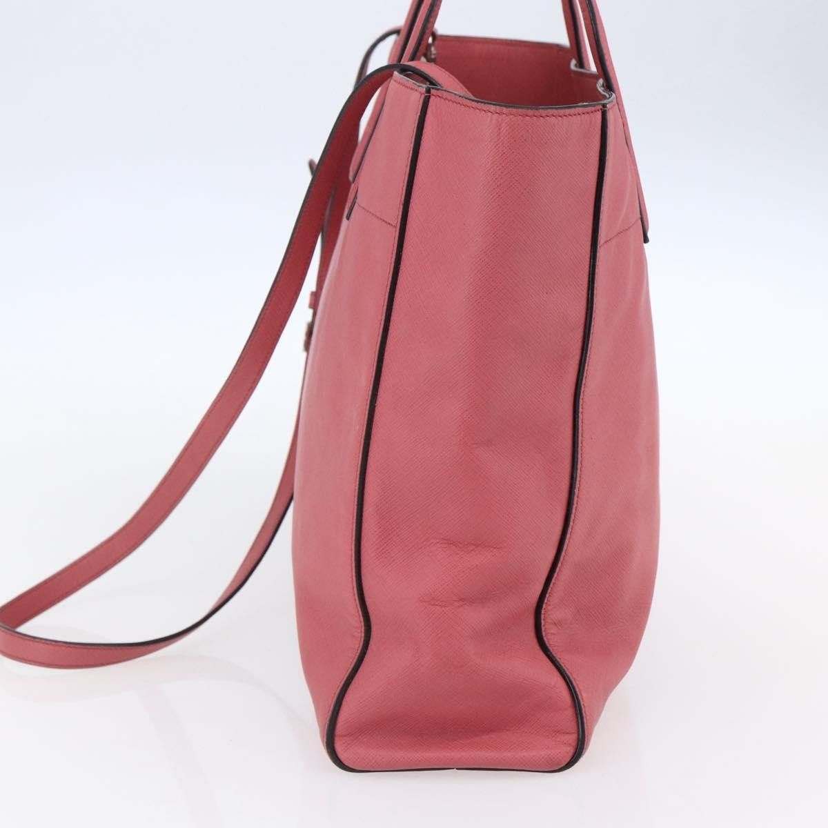 Prada Prada Convertible Soft Shopping Tote Saffiano Leather Size ONE SIZE - 4 Thumbnail