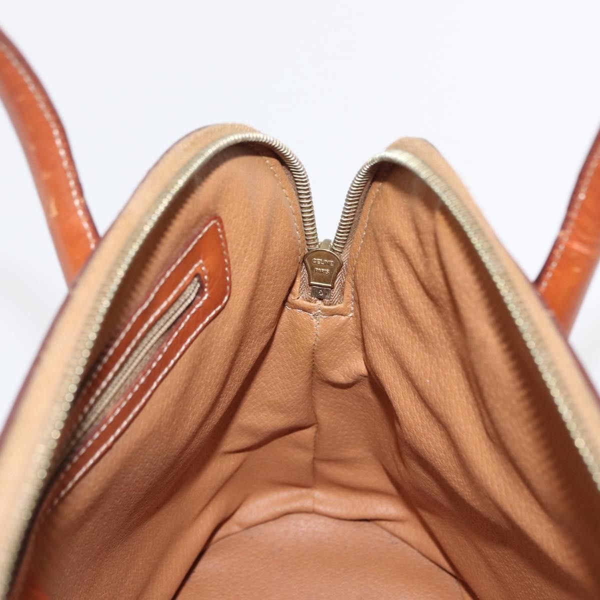 Celine Celine Vintage Macadam Handbag Canvas and Leather Size ONE SIZE - 21 Thumbnail