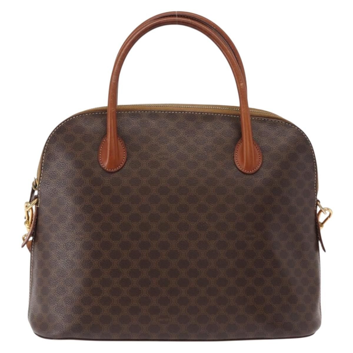 Celine Celine Vintage Macadam Handbag Canvas and Leather Size ONE SIZE - 19 Thumbnail