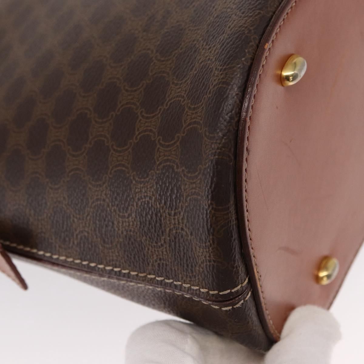 Celine Celine Vintage Macadam Handbag Canvas and Leather Size ONE SIZE - 12 Thumbnail