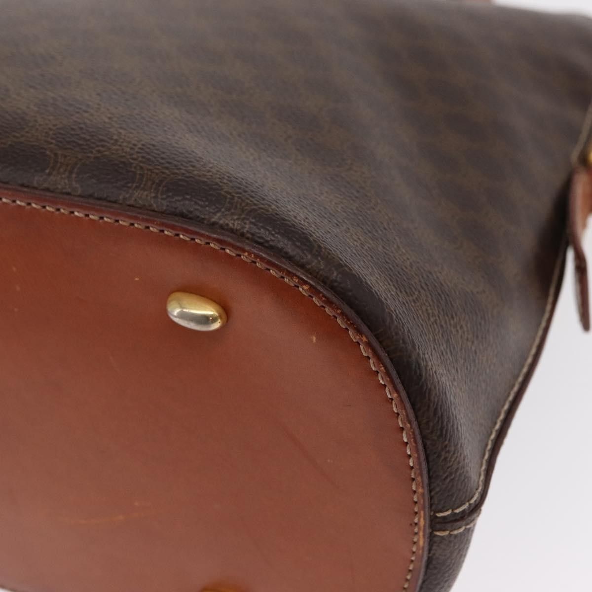 Celine Celine Vintage Macadam Handbag Canvas and Leather Size ONE SIZE - 11 Thumbnail