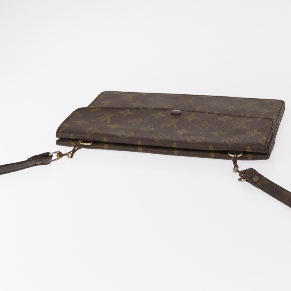 Louis Vuitton Louis Vuitton Double Rabat Handbag Monogram Canvas Size ONE SIZE - 13 Thumbnail