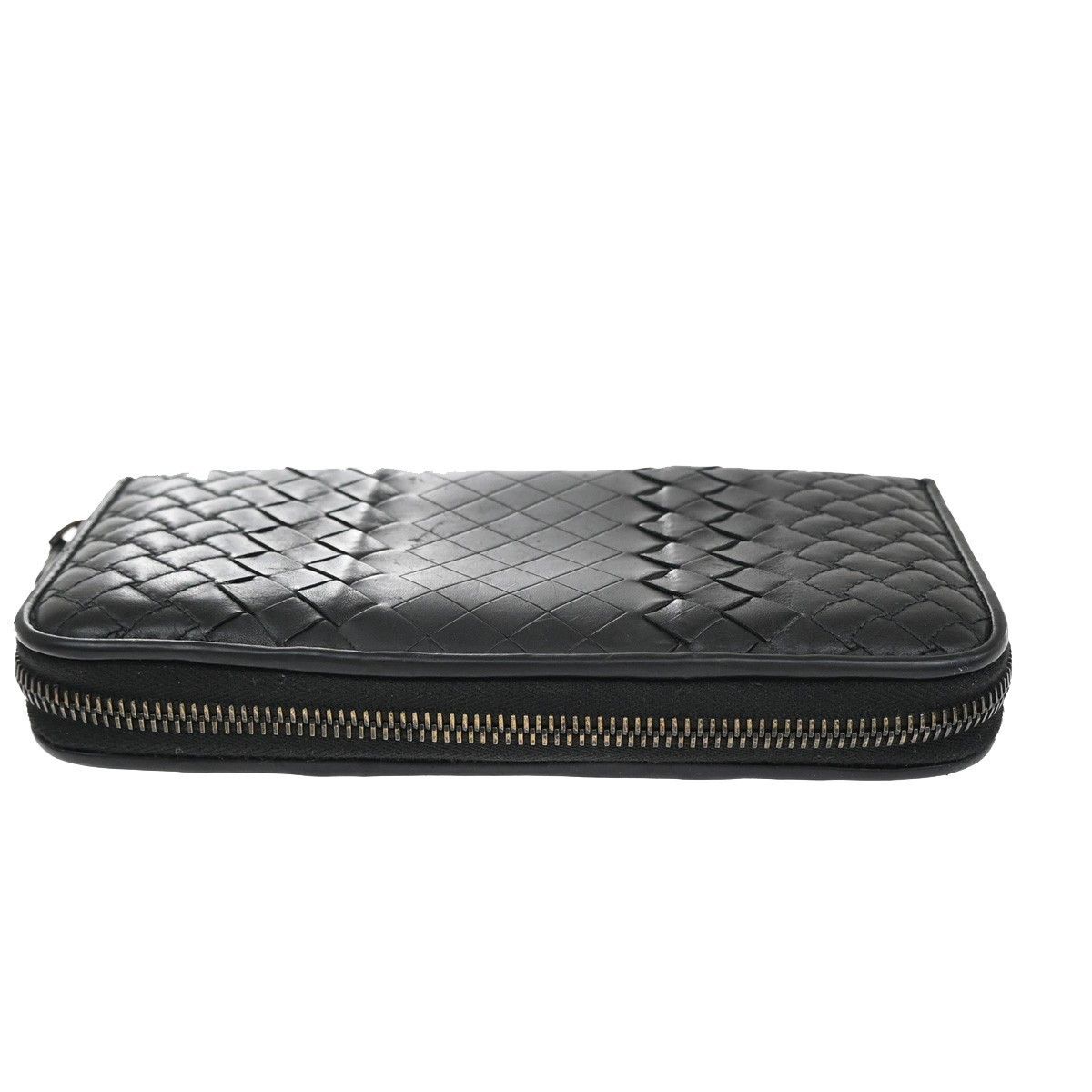 Bottega Veneta Bottega Veneta Intrecciato Long Zip Wallet Leather Size ONE SIZE - 13 Thumbnail