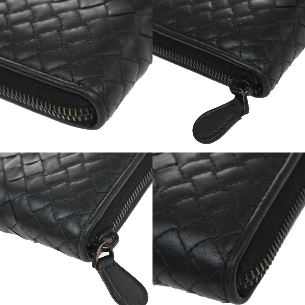 Bottega Veneta Bottega Veneta Intrecciato Long Zip Wallet Leather Size ONE SIZE - 8 Thumbnail