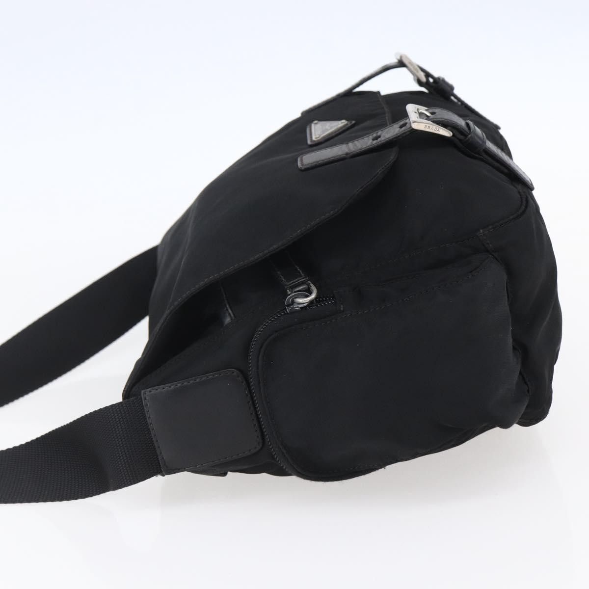 Prada Prada Zip Buckle Messenger Bag Tessuto Size ONE SIZE - 3 Thumbnail