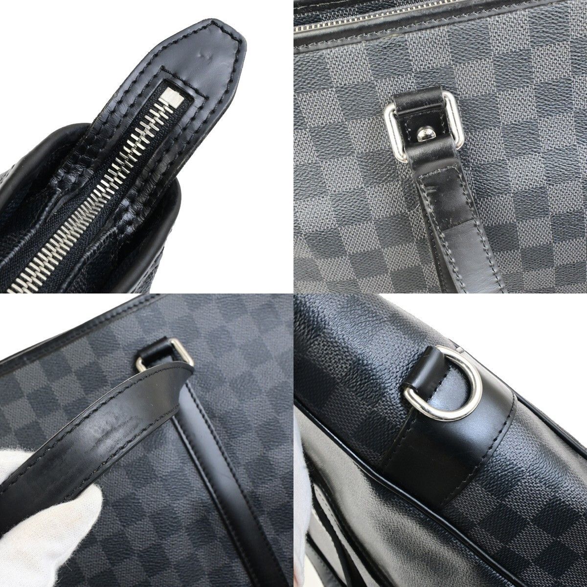 Louis Vuitton Louis Vuitton Tadao Handbag Damier Graphite Size ONE SIZE - 10 Thumbnail