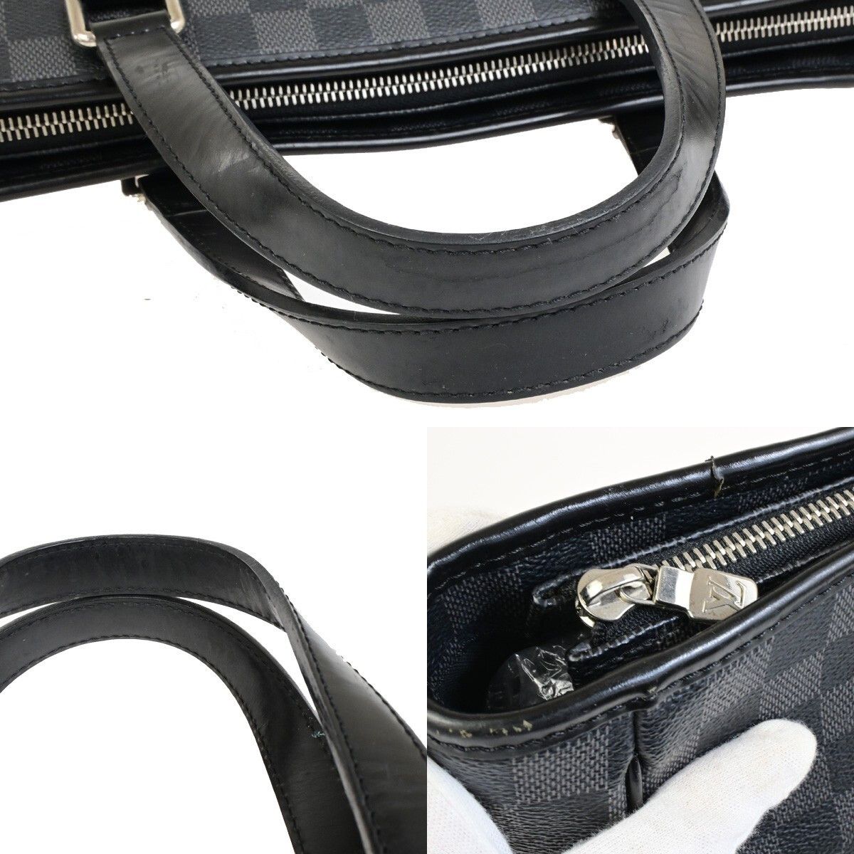Louis Vuitton Louis Vuitton Tadao Handbag Damier Graphite Size ONE SIZE - 11 Thumbnail