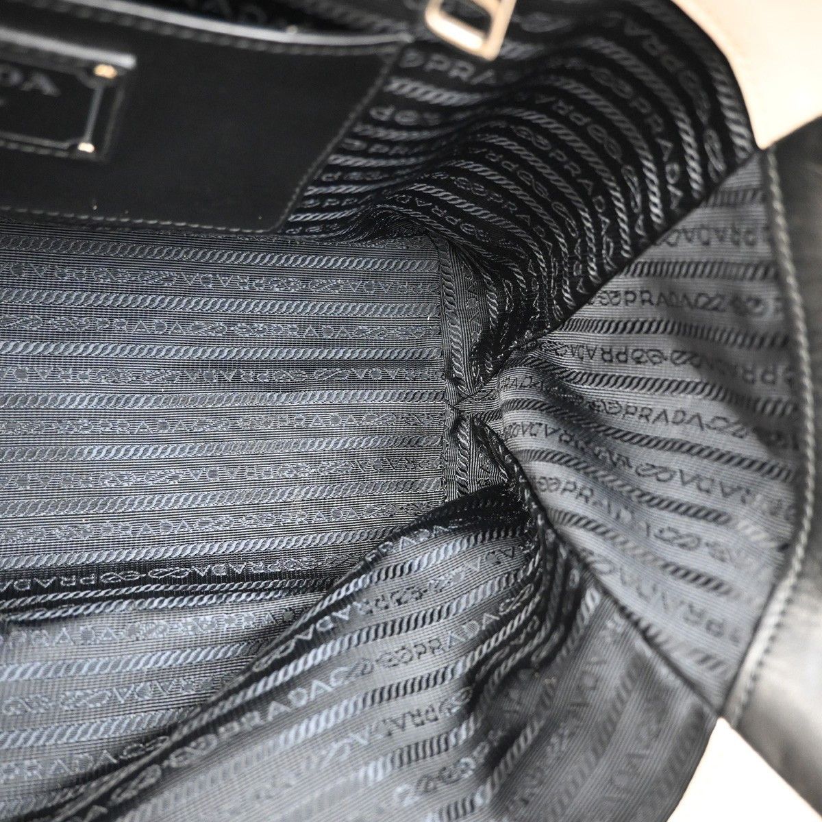 Prada Prada Cuir Convertible Shopping Tote Soft Calf Size ONE SIZE - 17 Thumbnail