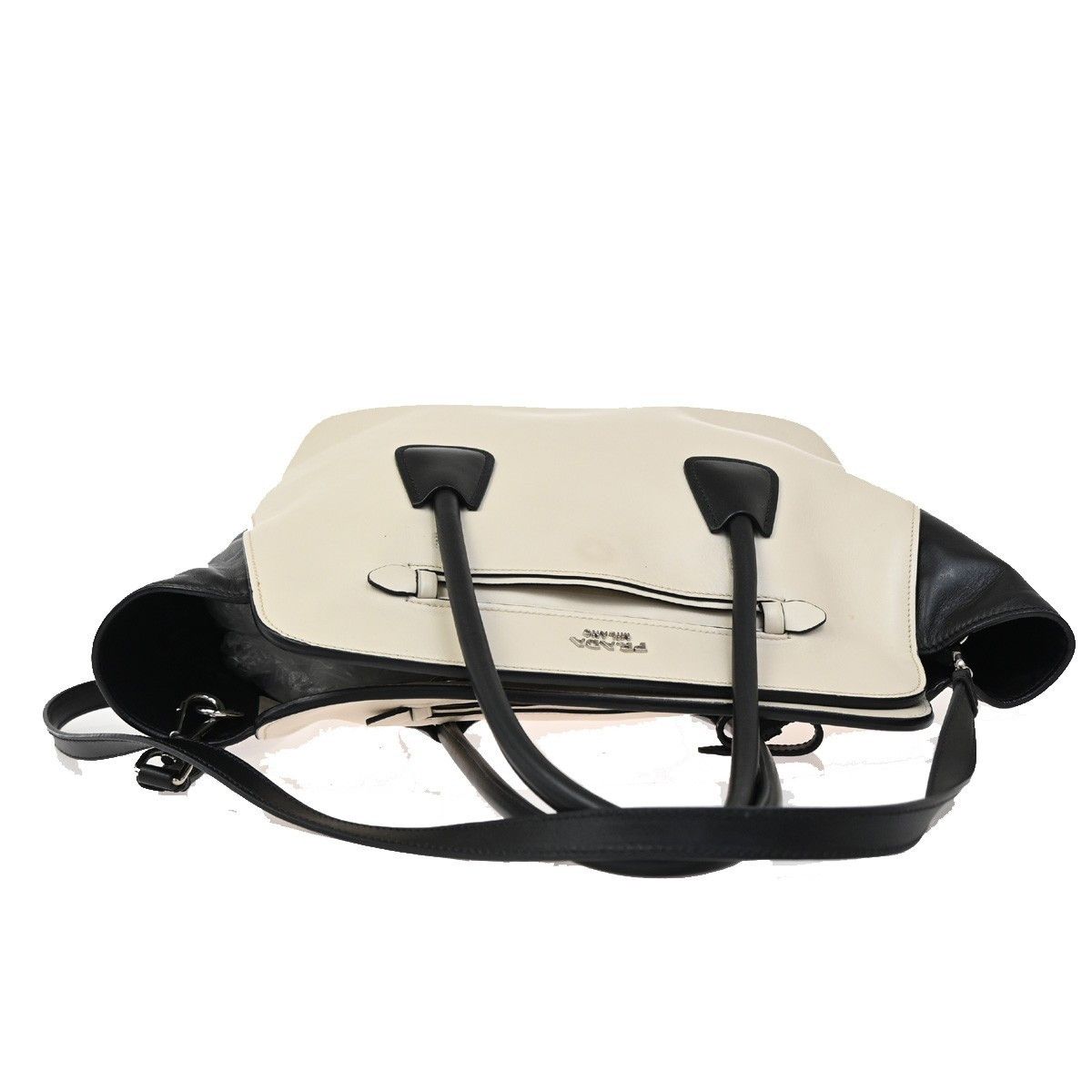 Prada Prada Cuir Convertible Shopping Tote Soft Calf Size ONE SIZE - 9 Thumbnail