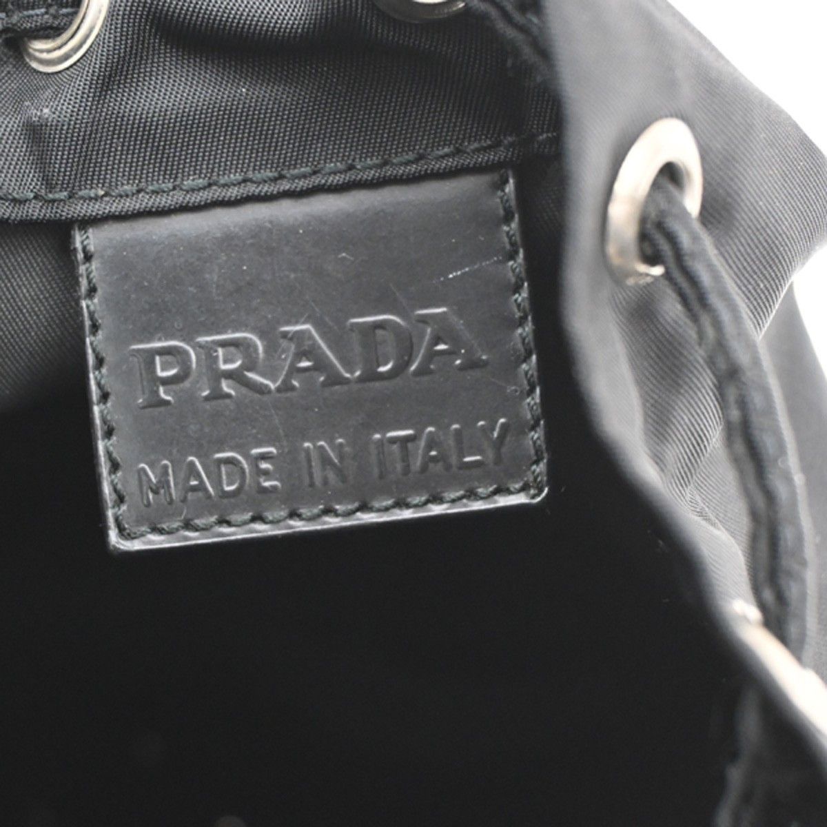 Prada Prada Drawstring Wristlet Bucket Bag Tessuto Size ONE SIZE - 6 Thumbnail