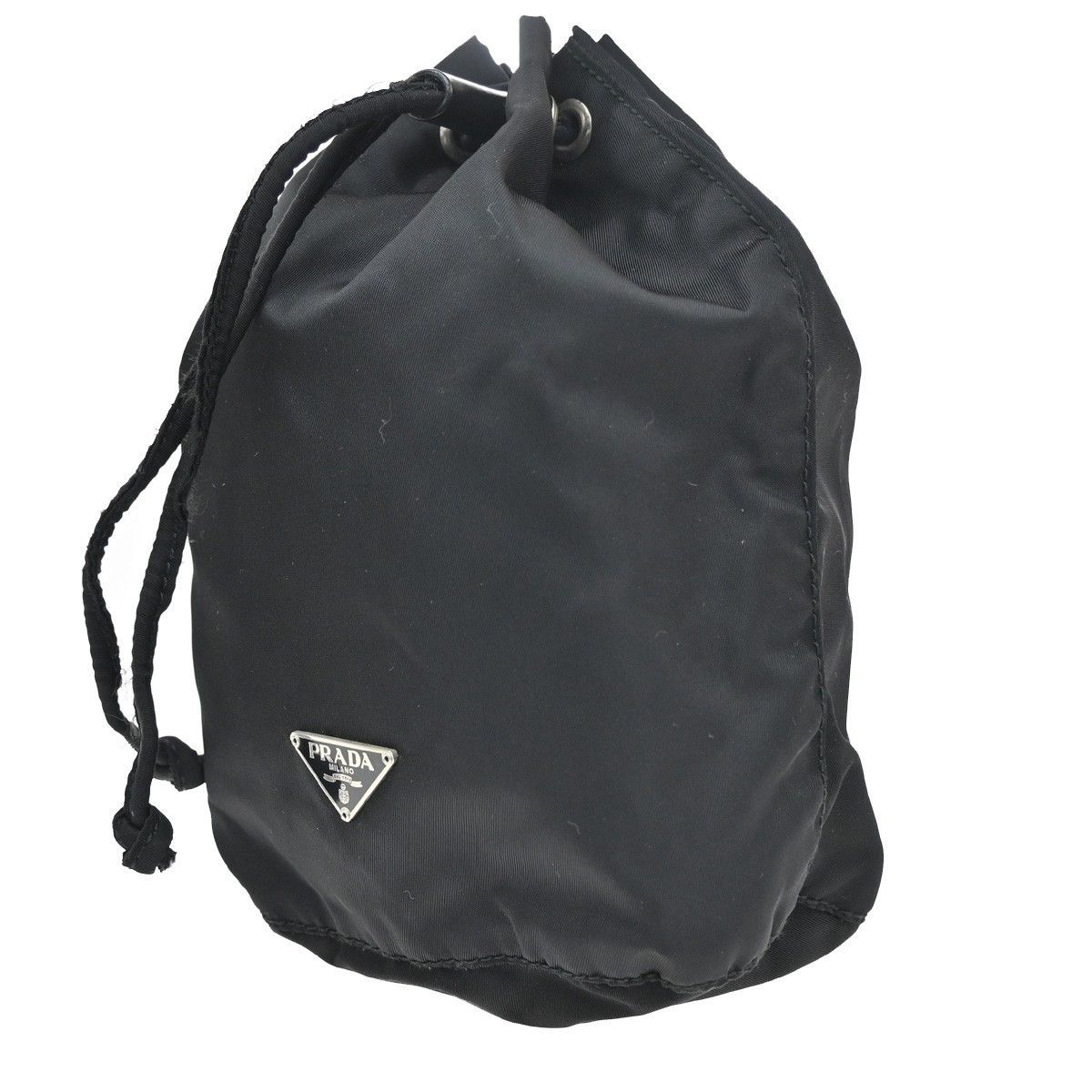 Prada Prada Drawstring Wristlet Bucket Bag Tessuto Size ONE SIZE - 3 Thumbnail