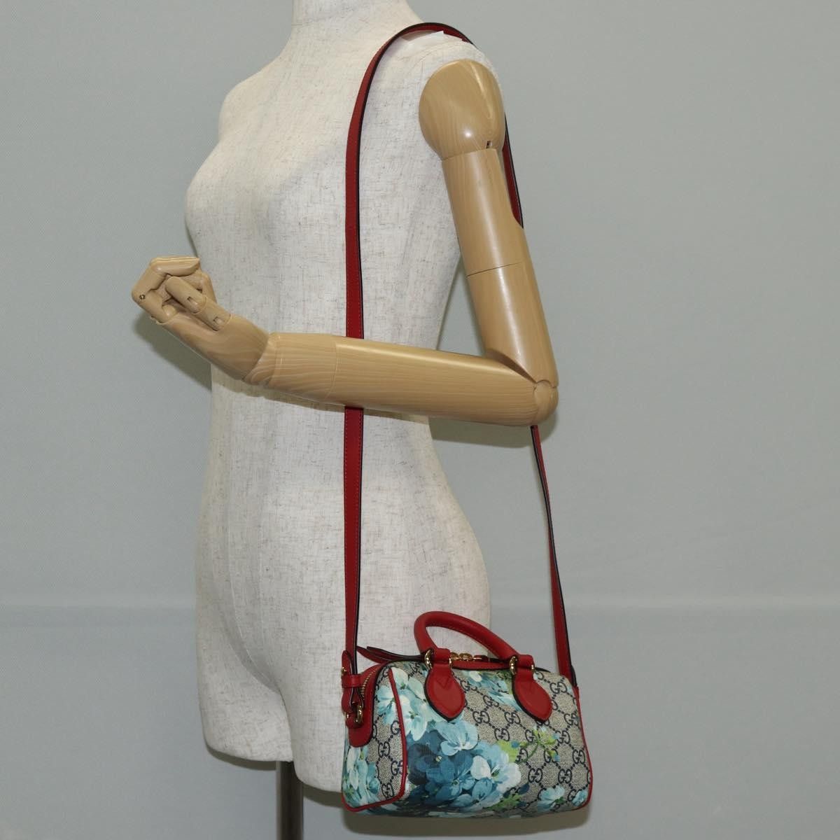 Gucci Gucci Convertible Boston Bag Blooms Print GG Coated Canvas Size ONE SIZE - 15 Thumbnail