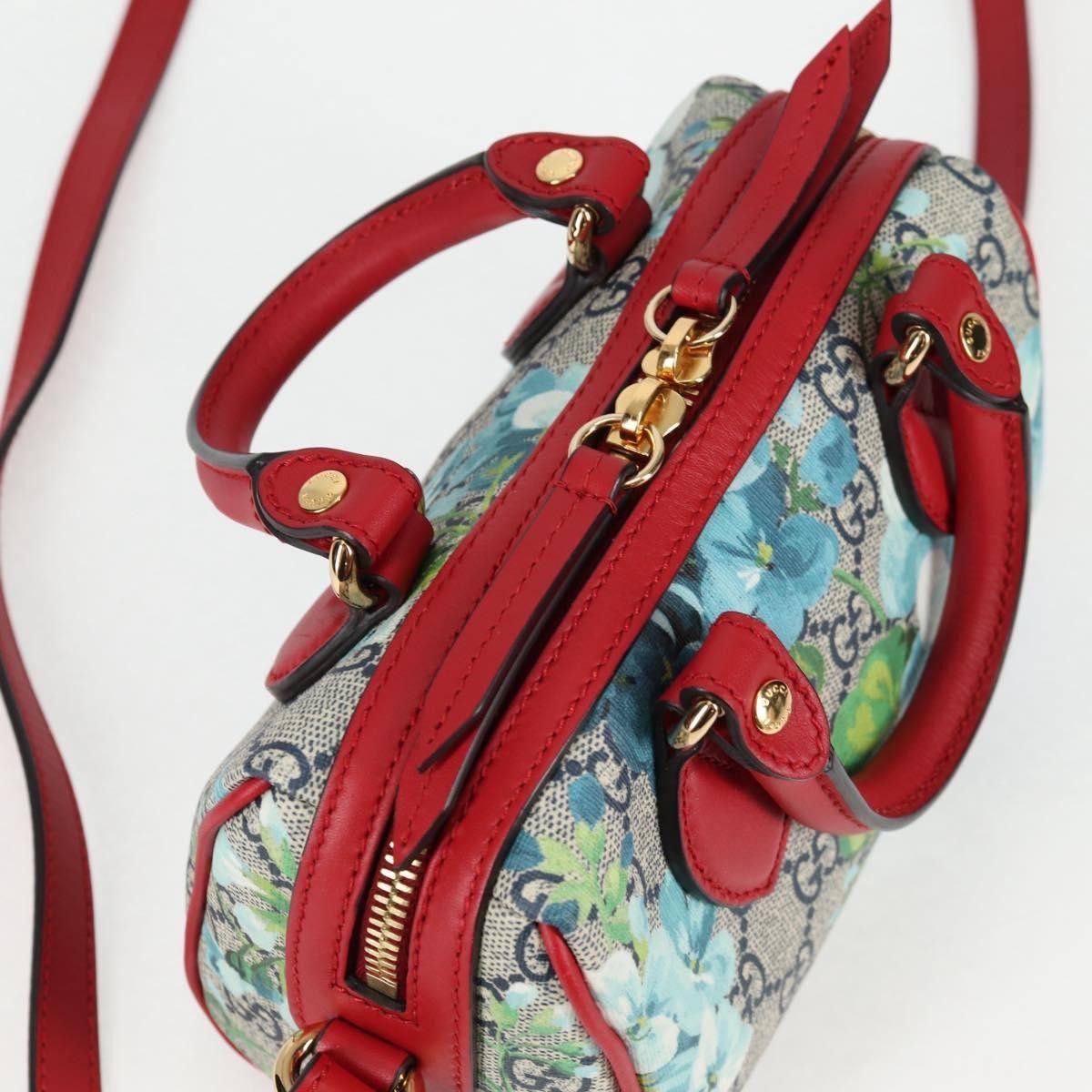 Gucci Gucci Convertible Boston Bag Blooms Print GG Coated Canvas Size ONE SIZE - 19 Thumbnail