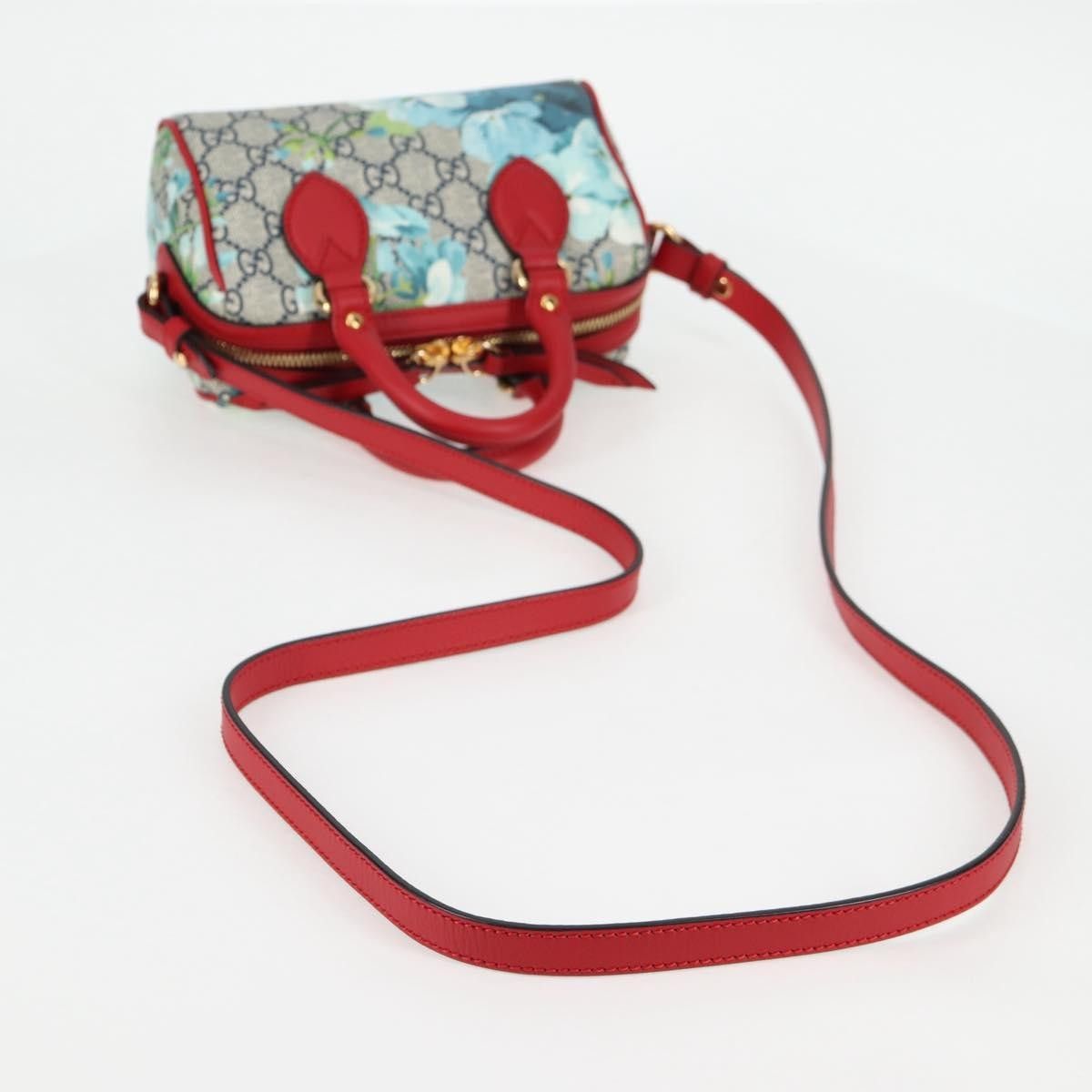 Gucci Gucci Convertible Boston Bag Blooms Print GG Coated Canvas Size ONE SIZE - 13 Thumbnail
