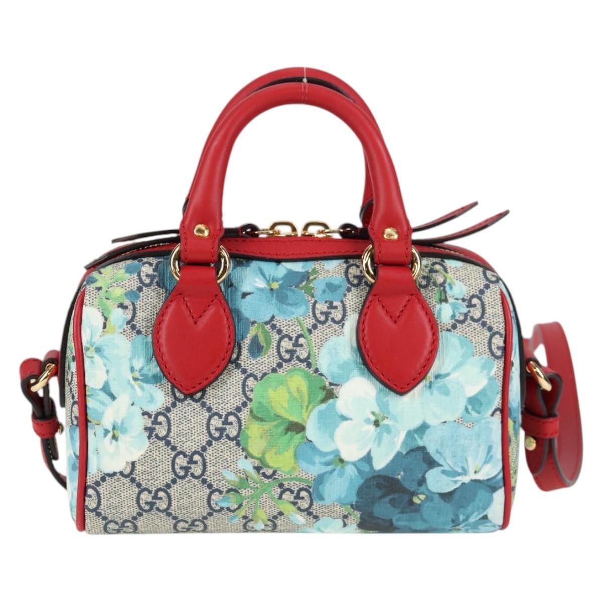 Gucci Gucci Convertible Boston Bag Blooms Print GG Coated Canvas Size ONE SIZE - 2 Thumbnail