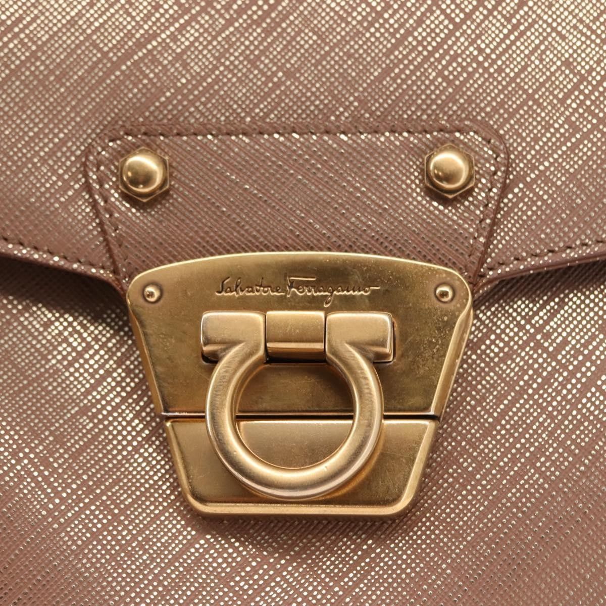 Salvatore Ferragamo Salvatore Ferragamo Flap Satchel Saffiano Leather Size ONE SIZE - 13 Thumbnail