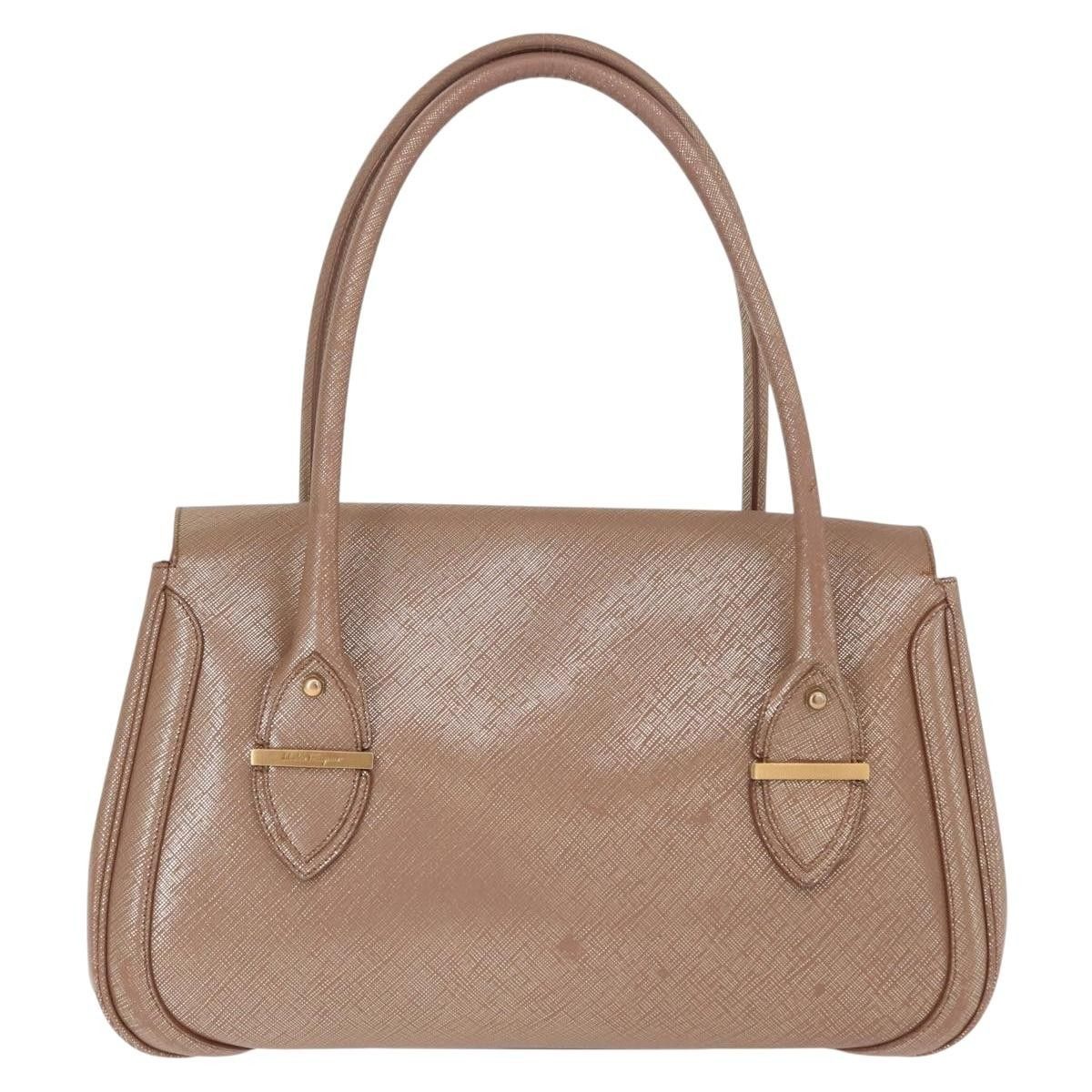 Salvatore Ferragamo Salvatore Ferragamo Flap Satchel Saffiano Leather Size ONE SIZE - 2 Thumbnail