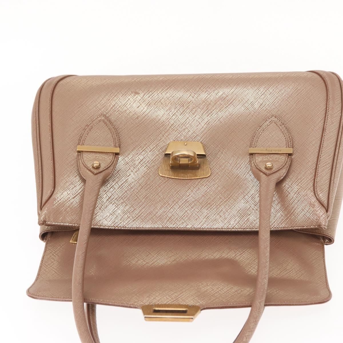 Salvatore Ferragamo Salvatore Ferragamo Flap Satchel Saffiano Leather Size ONE SIZE - 18 Thumbnail