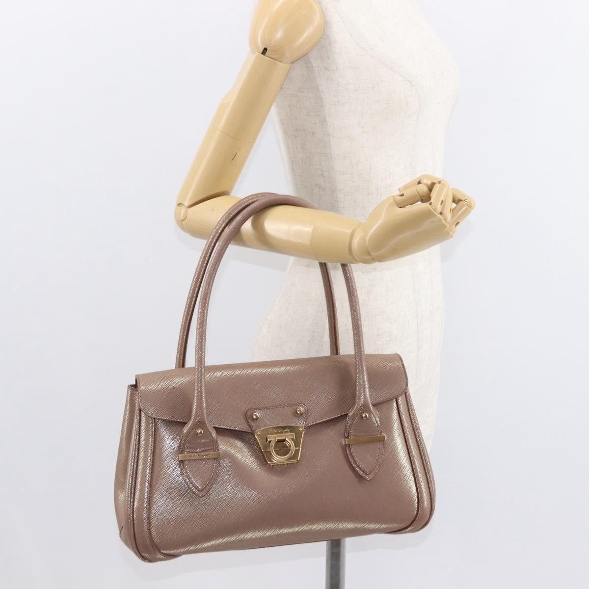 Salvatore Ferragamo Salvatore Ferragamo Flap Satchel Saffiano Leather Size ONE SIZE - 14 Thumbnail