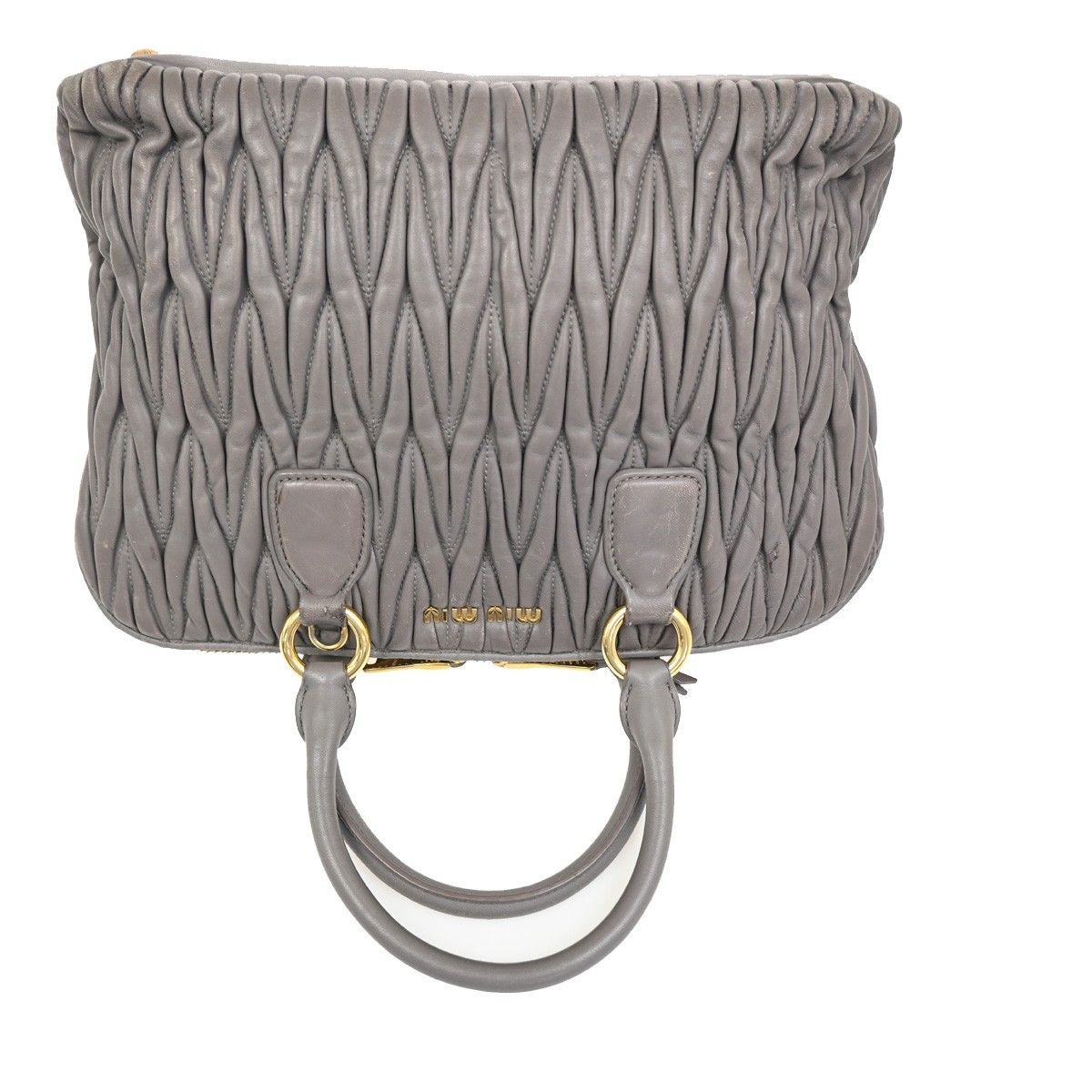Miu Miu Miu Miu Madras Bowler Matelasse Leather Size ONE SIZE - 6 Thumbnail