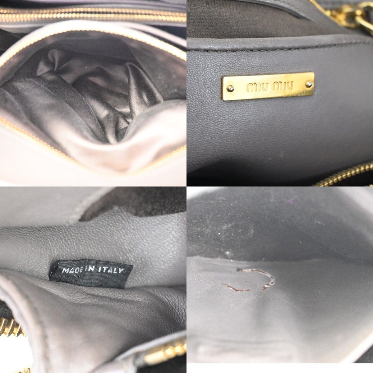 Miu Miu Miu Miu Madras Bowler Matelasse Leather Size ONE SIZE - 8 Thumbnail