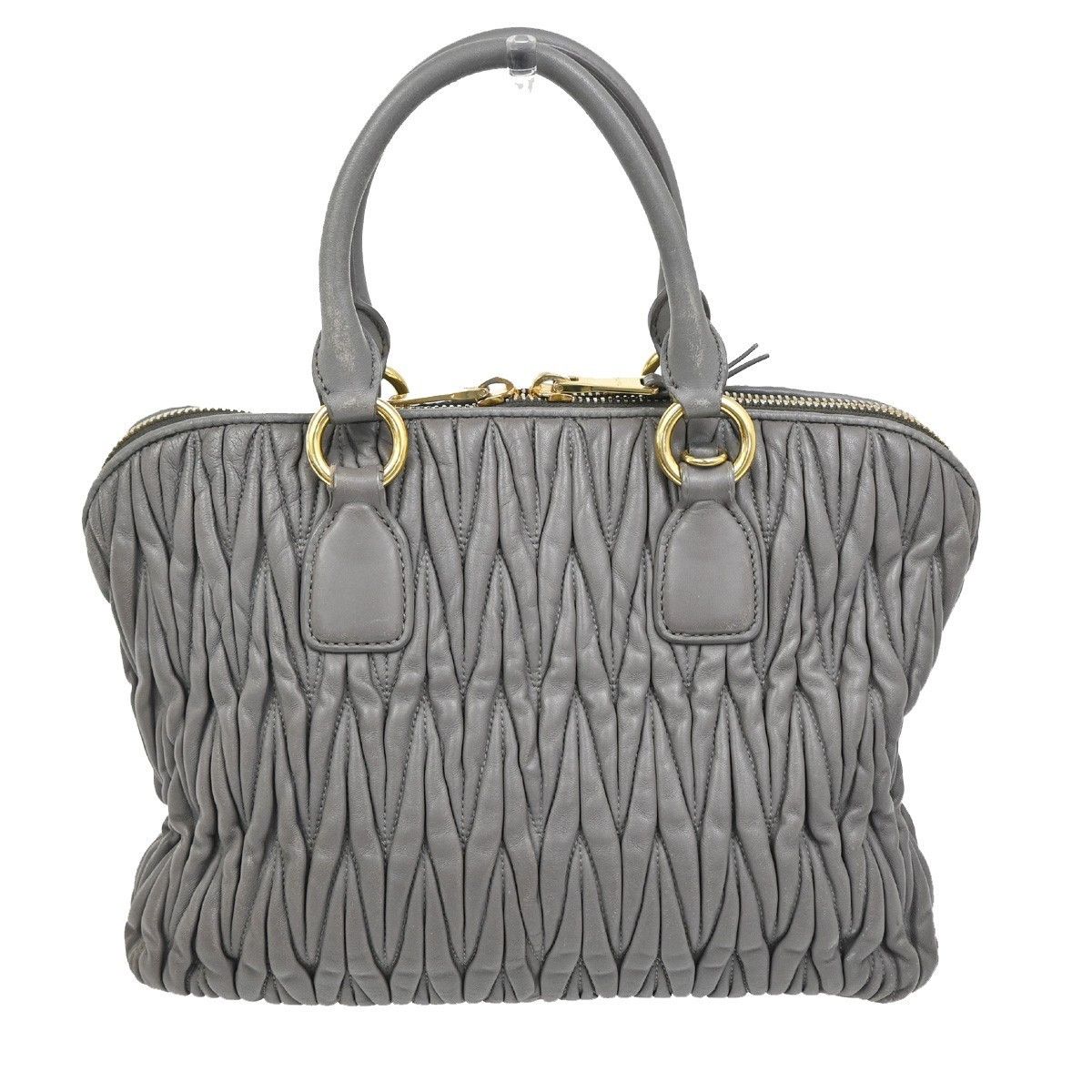 Miu Miu Miu Miu Madras Bowler Matelasse Leather Size ONE SIZE - 2 Thumbnail