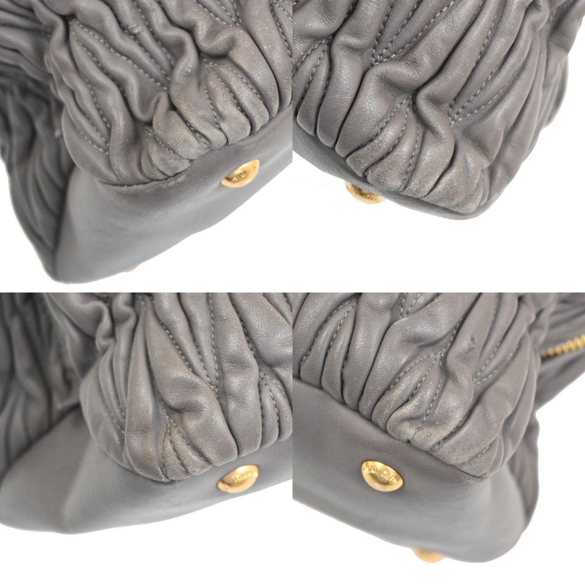 Miu Miu Miu Miu Madras Bowler Matelasse Leather Size ONE SIZE - 7 Thumbnail