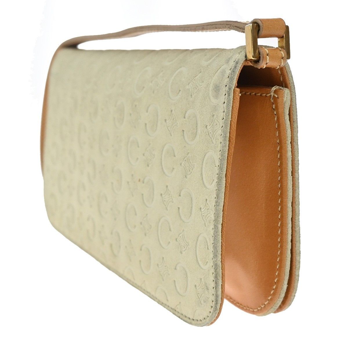 Celine Celine C Macadam Shoulder bag Suede Size ONE SIZE - 4 Thumbnail