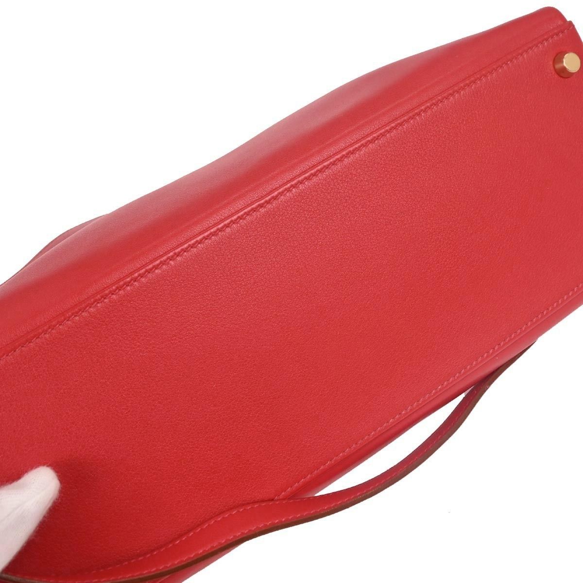 Hermes Hermes Kelly Handbag Red Gulliver with Gold Hardware Size ONE SIZE - 7 Thumbnail
