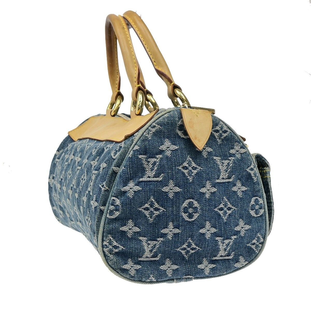 Louis Vuitton Louis Vuitton Neo Speedy Bag Denim Size ONE SIZE - 4 Thumbnail