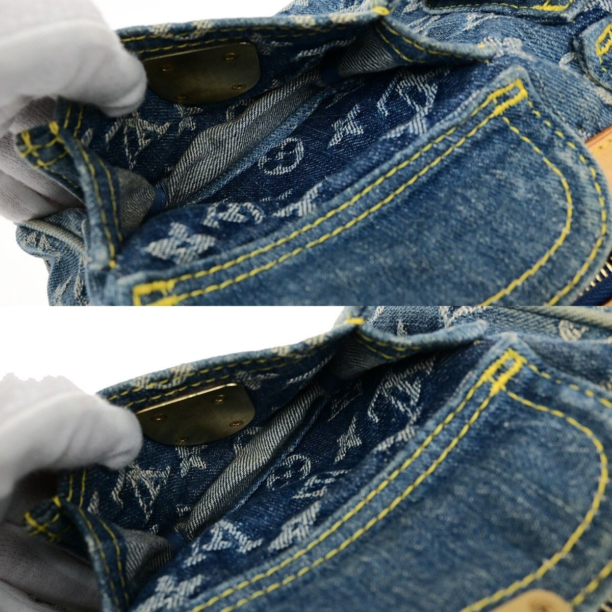Louis Vuitton Louis Vuitton Neo Speedy Bag Denim Size ONE SIZE - 11 Thumbnail