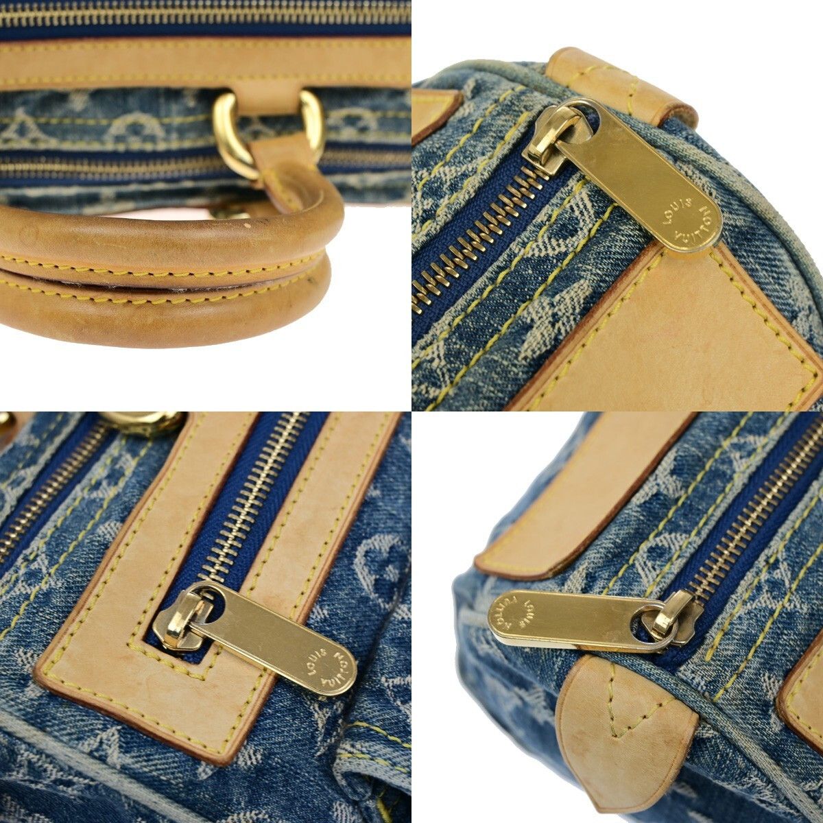 Louis Vuitton Louis Vuitton Neo Speedy Bag Denim Size ONE SIZE - 10 Thumbnail