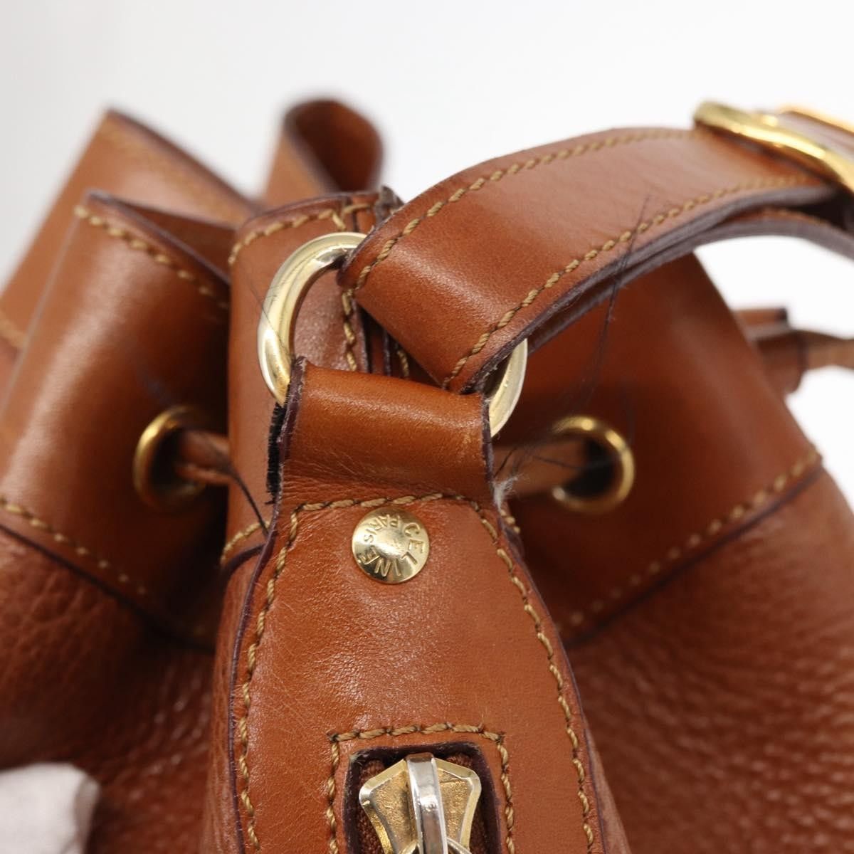 Celine Celine Vintage Macadam Shoulder Bag Leather Size ONE SIZE - 16 Thumbnail