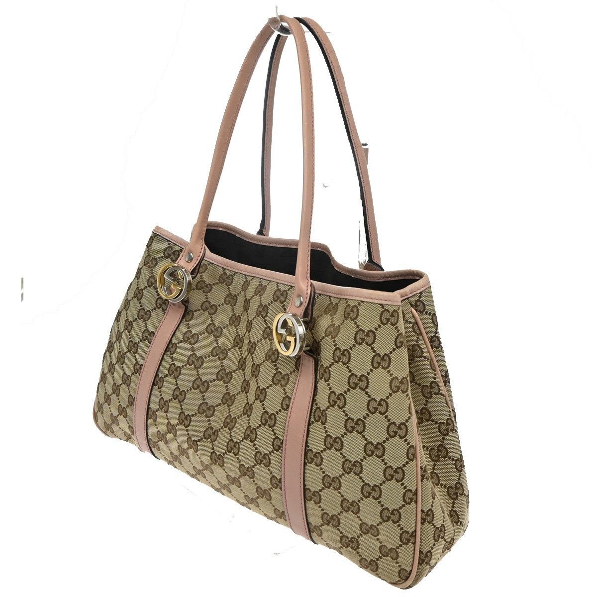 Gucci Gucci Twins Tote GG Canvas with Leather Size ONE SIZE - 4 Thumbnail